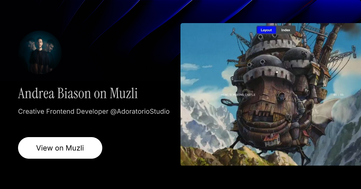 Andrea Biason on Muzli