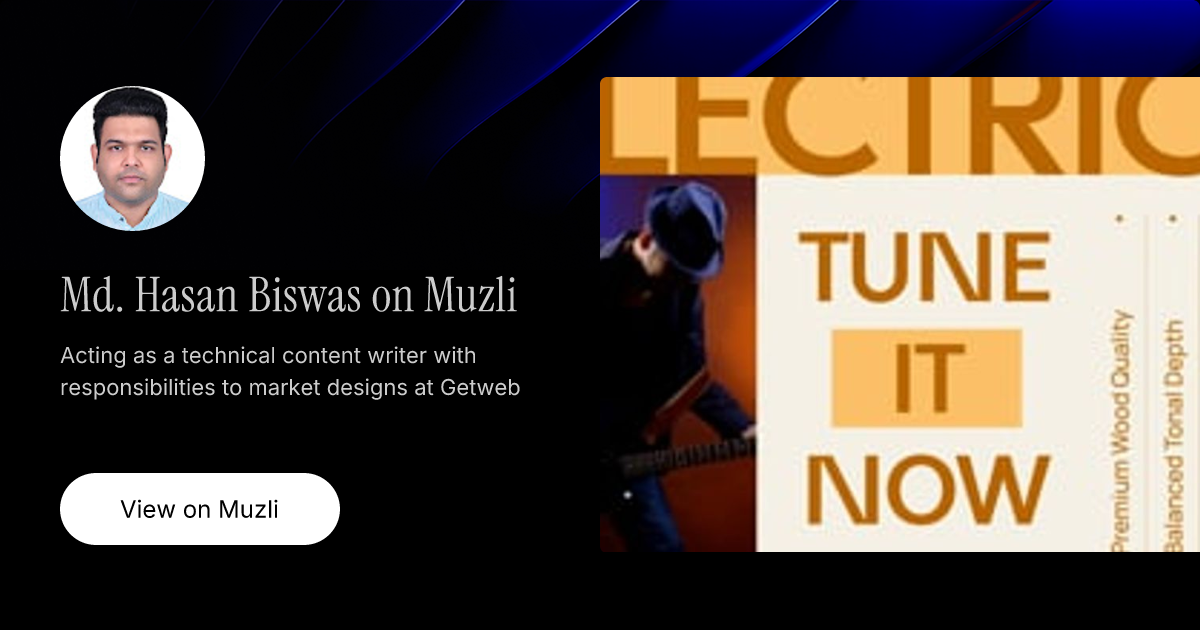 Md. Hasan Biswas on Muzli