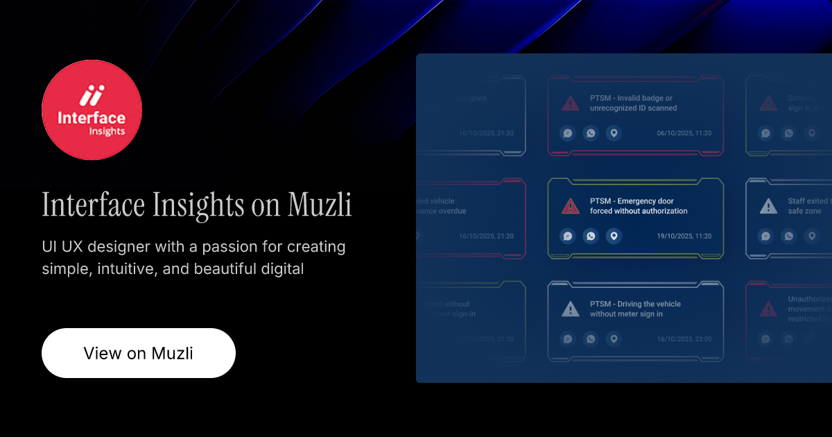 Interface Insights on Muzli