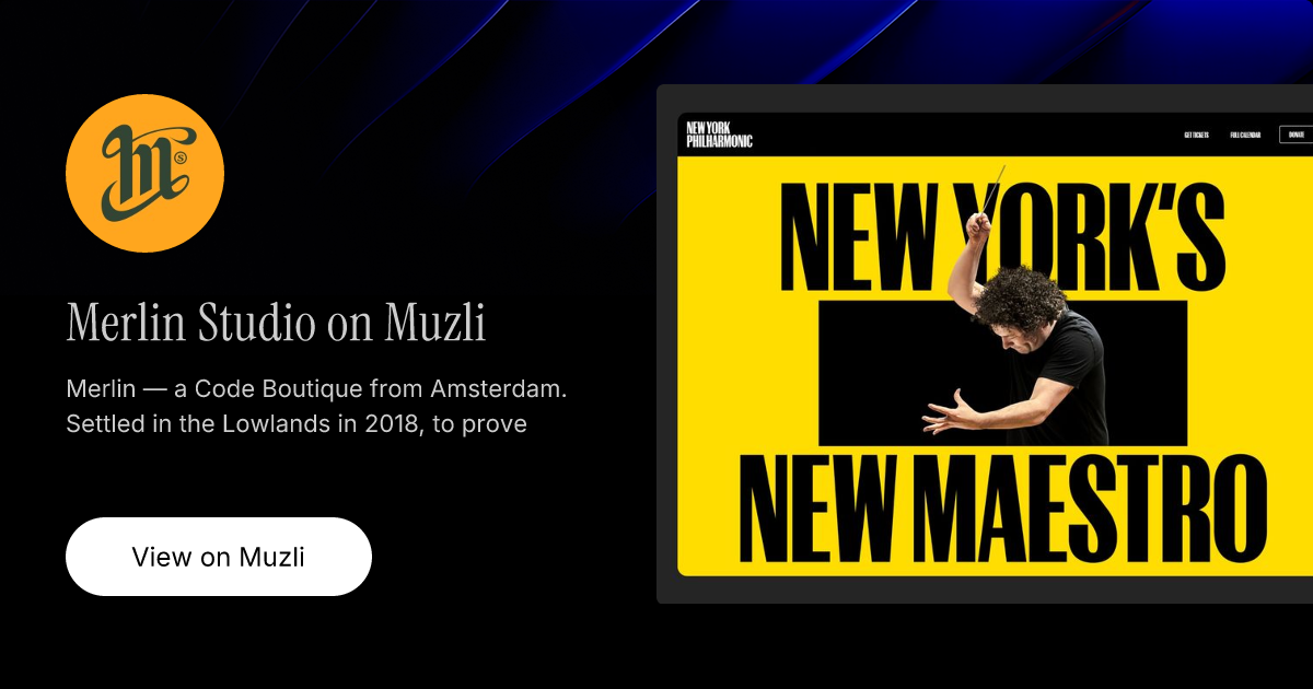 Merlin Studio on Muzli