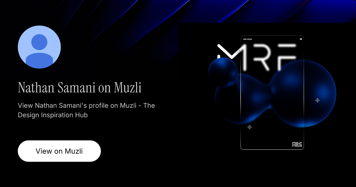 Nathan Samani on Muzli