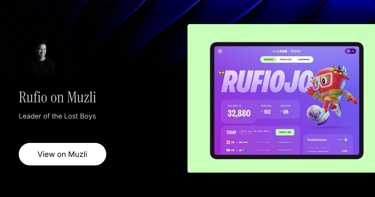 Rufio on Muzli
