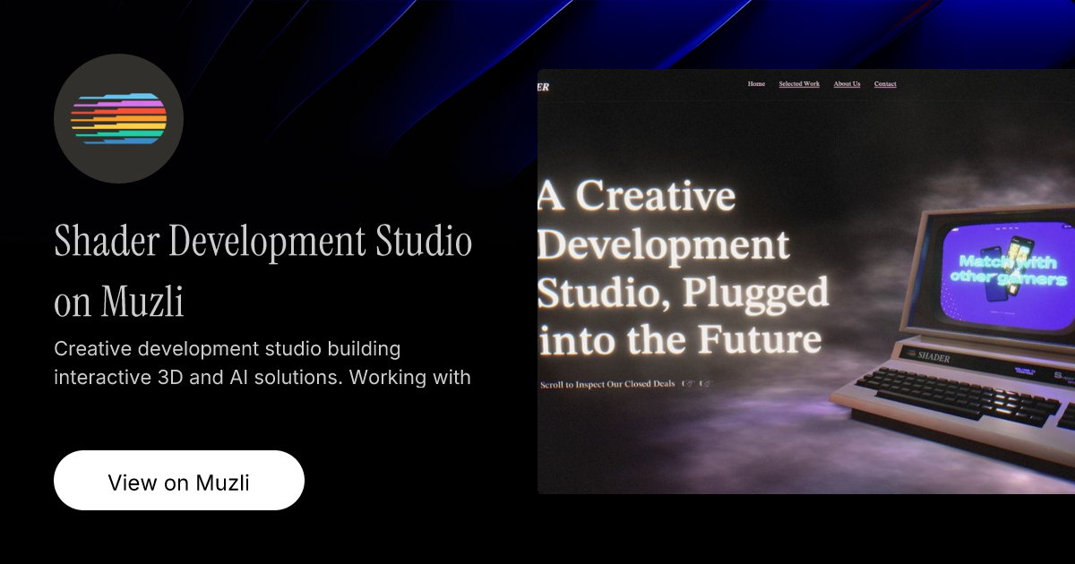 Shader Development Studio on Muzli