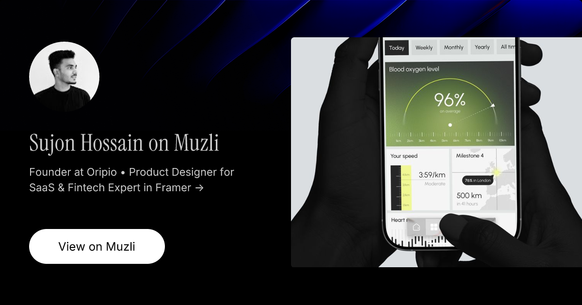 Sujon Hossain on Muzli