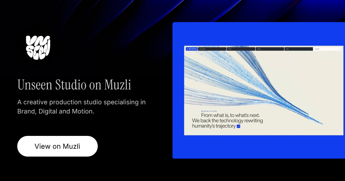 Unseen Studio on Muzli