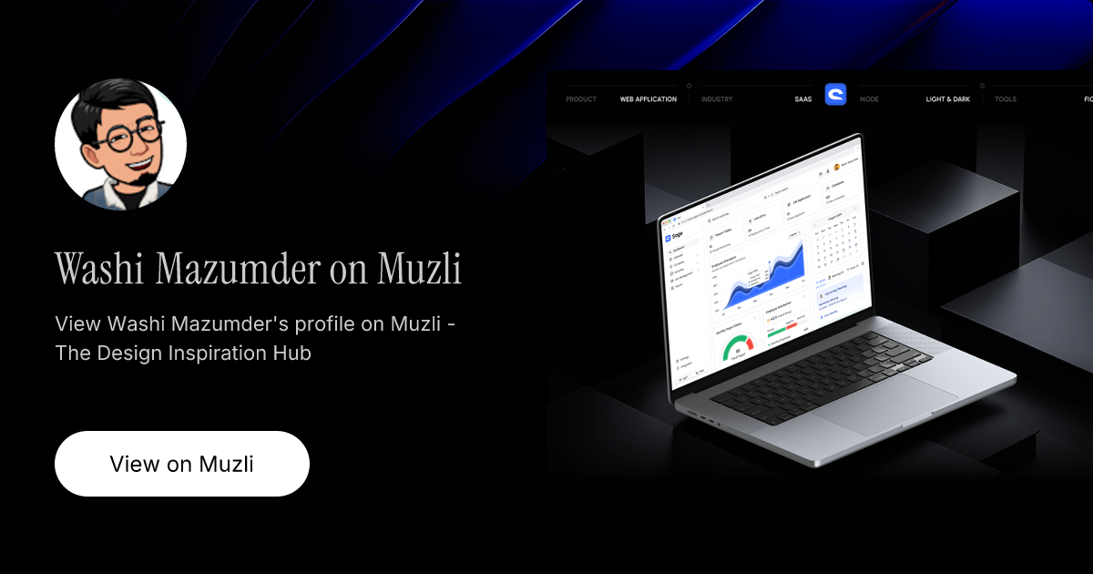 Washi Mazumder on Muzli